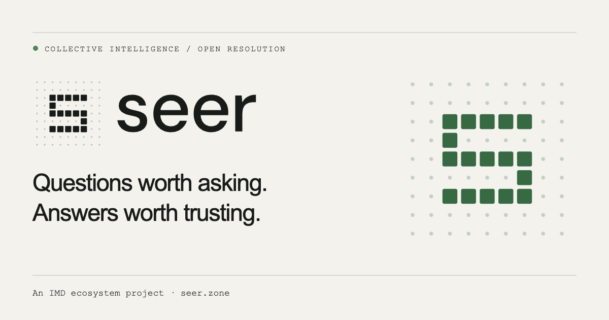 Seer social card with R2 identity